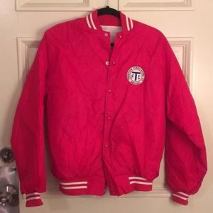 Vintage varsity letterman baseball jacket